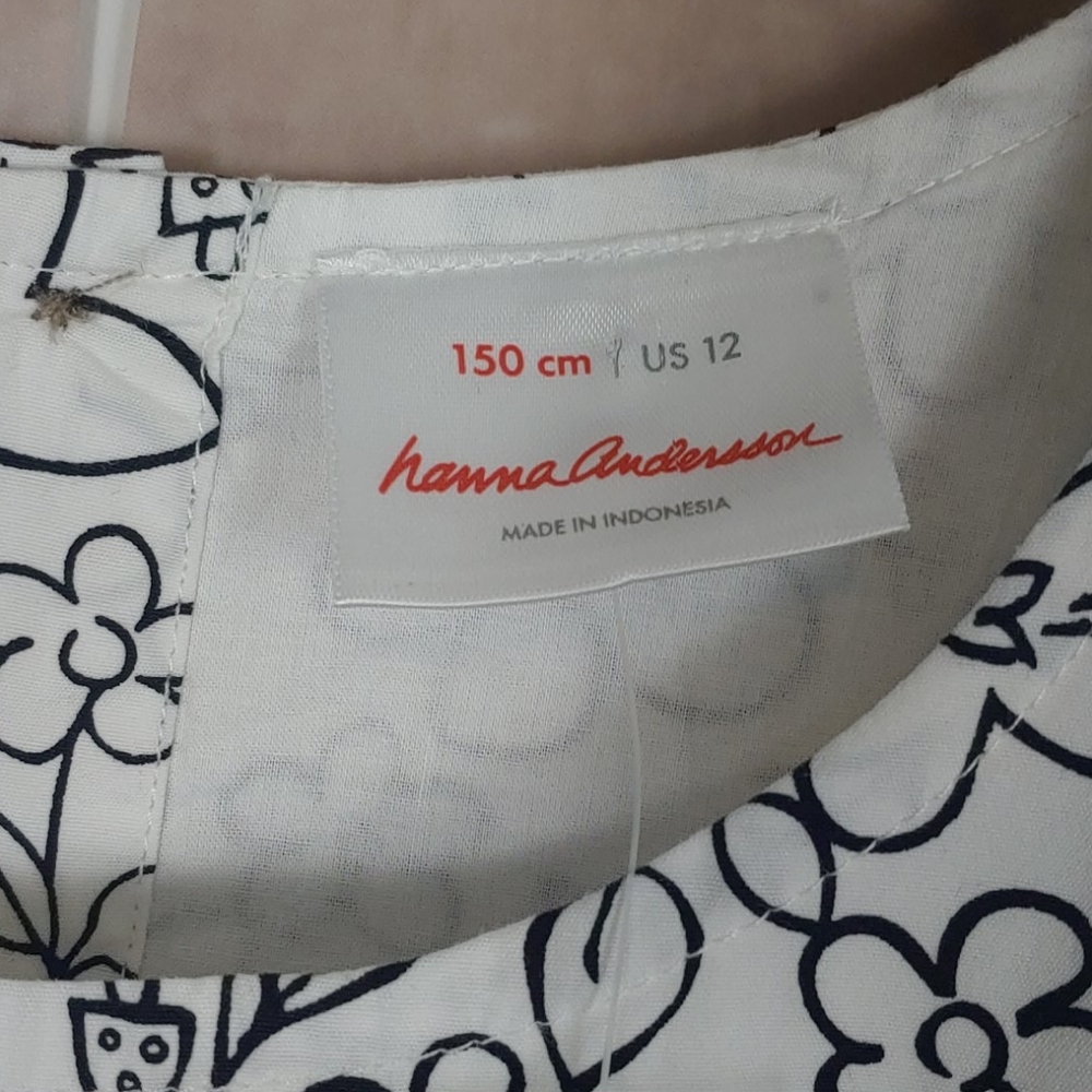 Hanna Anderson Girl's Dress Size 12 - Picture 4 of 10